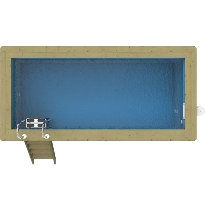 Plastica Nazca 4m x 2m Wooden Pool Package