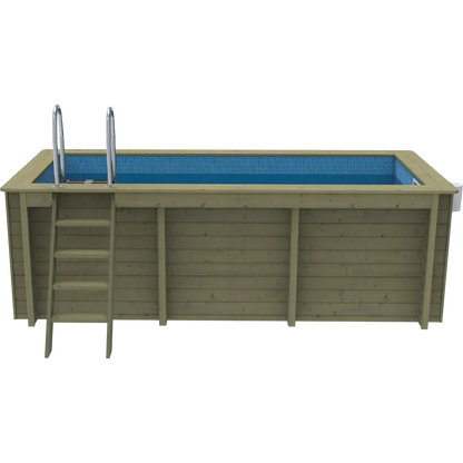 Plastica Nazca 4m x 2m Wooden Pool Package